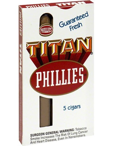 سیگار برگ Phillies Blunt Titan (بسته 5 نخی)