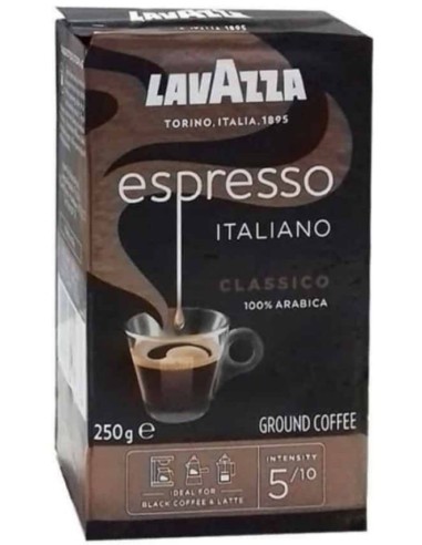 پودر قهوه لاوازا (لاواتزا) اسپرسو ایتالیانو مشکی Lavazza Espresso Italiano Classico Ground Coffee 250g