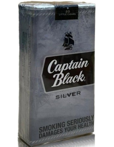 سیگار کاپتان بلک سیلور نقره ای Captain Black Silvet- (پاکت 20 نخی)