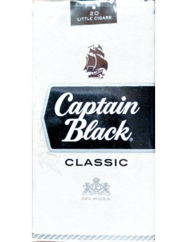 سیگار کاپتان بلک کلاسیک سفید Captain Black Classic - (پاکت 20 نخی)