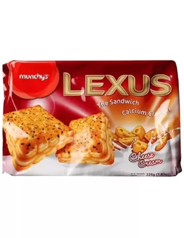 خرید کراکر پنیری لکسوس مانچیز Munchy's Lexus Sandwich Cheese Cream Cracker