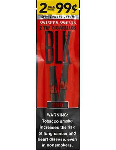 سیگار برگ (سیگاریلو) Swisher Sweets BLK Cherry (بسته 2 نخی)