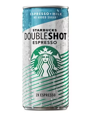 آیس کافی استارباکس دابل شات اسپرسو بدون شکر Starbucks Doubleshot Espresso Ice Coffee