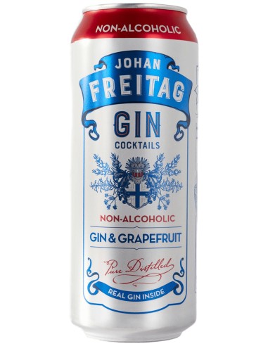 ماء‌الشعیر کوکتل (بدون الکل) گریپ فروت جان فریتگ Johan Freitag Gin & Grapefruit Non-Alcoholic Koktel
