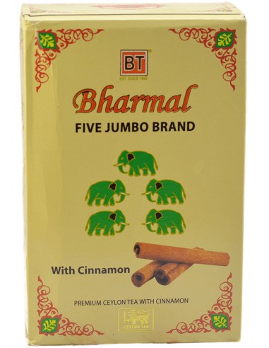 خرید چای سیاه دارچینی پنج فیل بارمال Bharmal Five Jumbo With Cinnamon Tea
