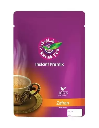 چای کرک با طعم زعفران 1 کیلویی هندی Karak Tea Instant Premix Cardamom