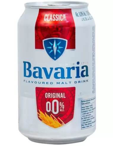 آبجو بدون الکل باواریا اوریجینال (دلستر مالت-گندم) قوطی Bavaria Original 330ml