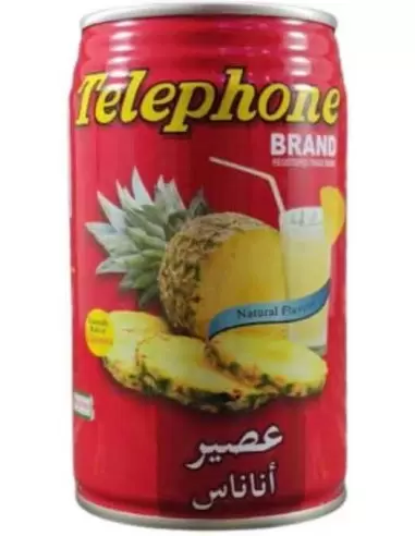 قیمت خرید آب آناناس تلفون اصل Telephone Pineapple Juice Drink 300ml