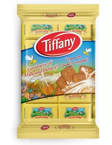 قیمت خرید پک 10 عددی بیسکویت روزانه گلوکز شیر و عسل تیفانی Tiffany Glucose Everyday