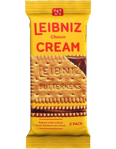 قیمت خرید بیسکویت کرمدار شکلاتی لیبنیز 38 گرمی Leibniz Choco Cream