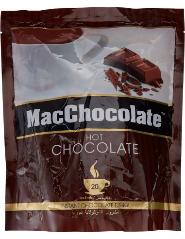خرید پودر هات چاکلت فوری مک چاکلت 20 عددی- 400 گرمی MacChoclate Hot Chocolate Instant Chocolate