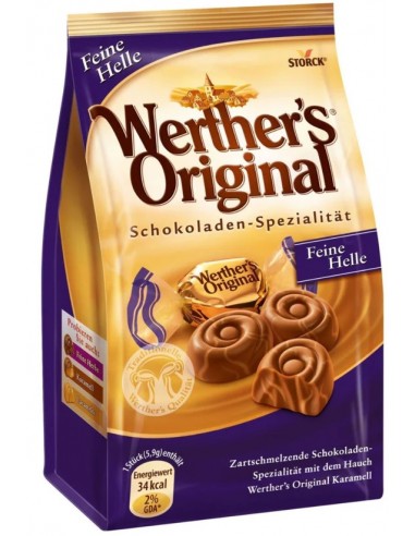 خرید شکلات شیری (تافی) وردرز اوریجنال کاراملی 153 گرمی Werther's Original Schokoladen Feine Helle