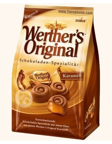 خرید شکلات کاراملی (تافی) وردرز اوریجنال 153 گرمی Werther's Original Schokoladen Karamell
