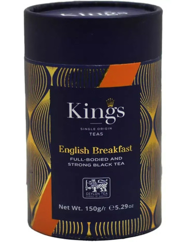 چای سیاه کینگز انگلیش برکفست جف تی 150 گرمی Jaf Tea English Breakfast