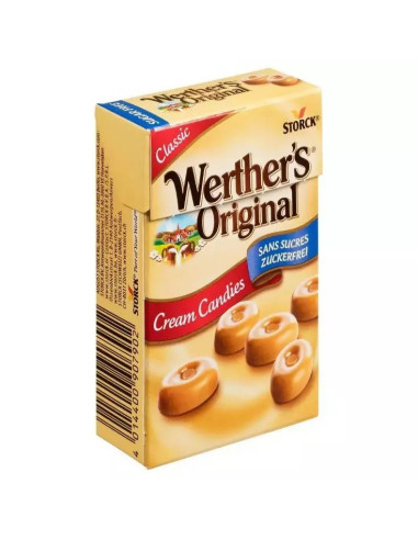 خرید آبنبات کلاسیک بدون قند وردرز 42 گرمی Werther's Original Sugar Free Cream Candies