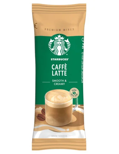 کافی میکس استارباکس کافی لاته تکی 14گرمی Starbucks Caffe Latte