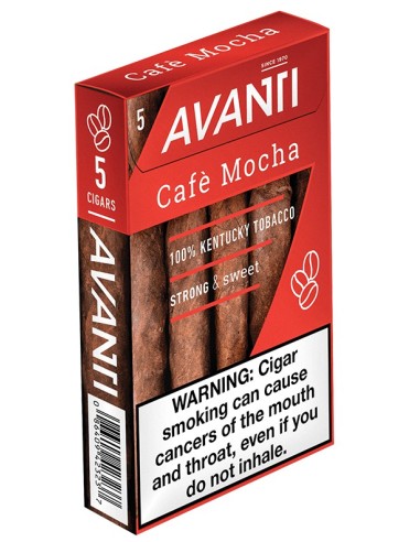 سیگار برگ (سیگارلو) اونتی کافی موکا Avanti Cafe Mocha (بسته 5 نخی)