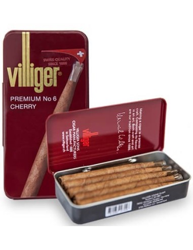 مشاهده قیمت و خرید سیگار برگ ویلیجر پریمیوم شماره 6 Villiger Premium No 6 Cherry
