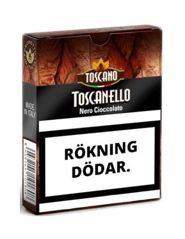 سیگار برگ (سیگارلو) توسکانلو Toscano Toscanello Nero Cioccolato(بسته 5 نخی)