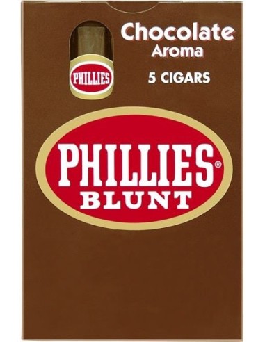 سیگار برگ Phillies Blunt Chocolate (بسته 5 نخی)